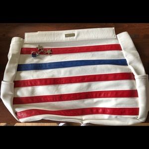 Miche shell-red, white and blue